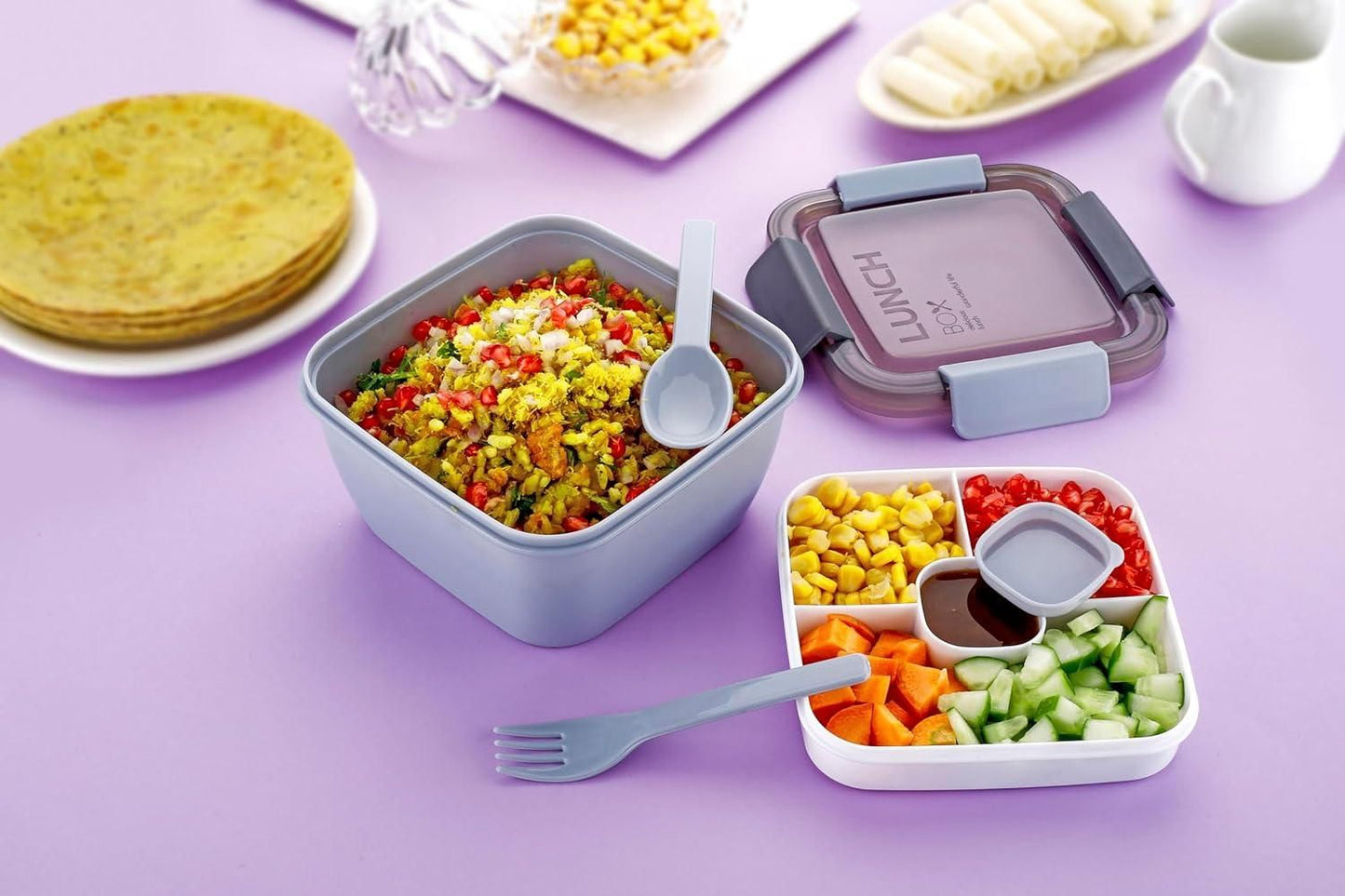 Tight Modular Plastic Storage Container Lunch Box (750 ml)