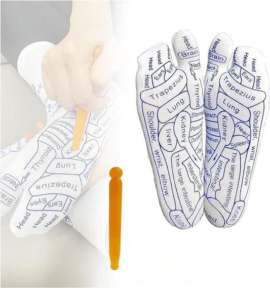 Acupressure Reflexology Socks – Foot Massage Therapy for Wellness