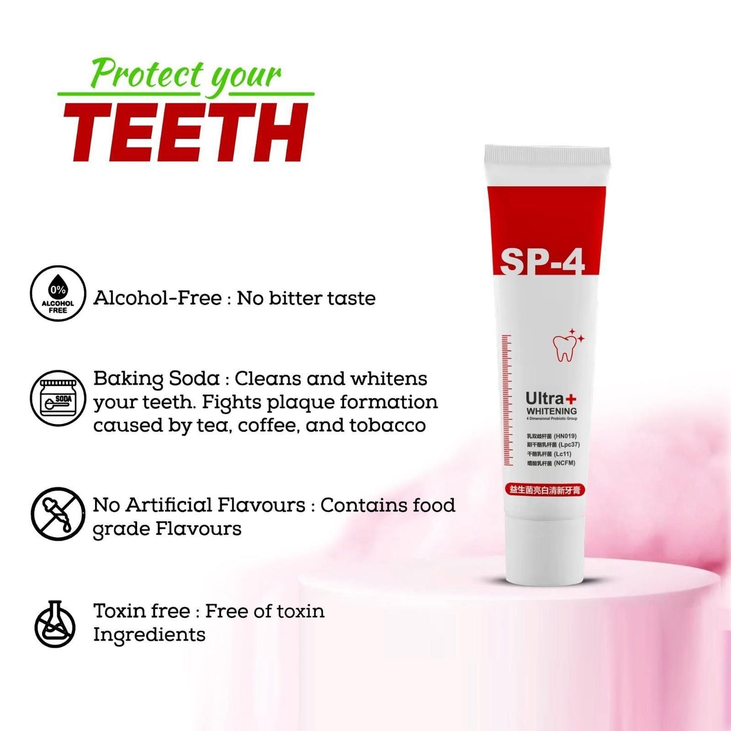 Probiotic Whitening Toothpaste - 30 ml