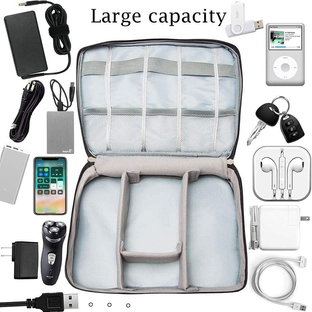 Universal Carry Travel Gadget Bag for Cables, Plugs, and Accessories