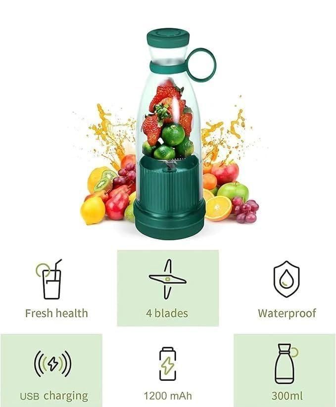 Travel Portable Mini Juice Blender – USB Rechargeable