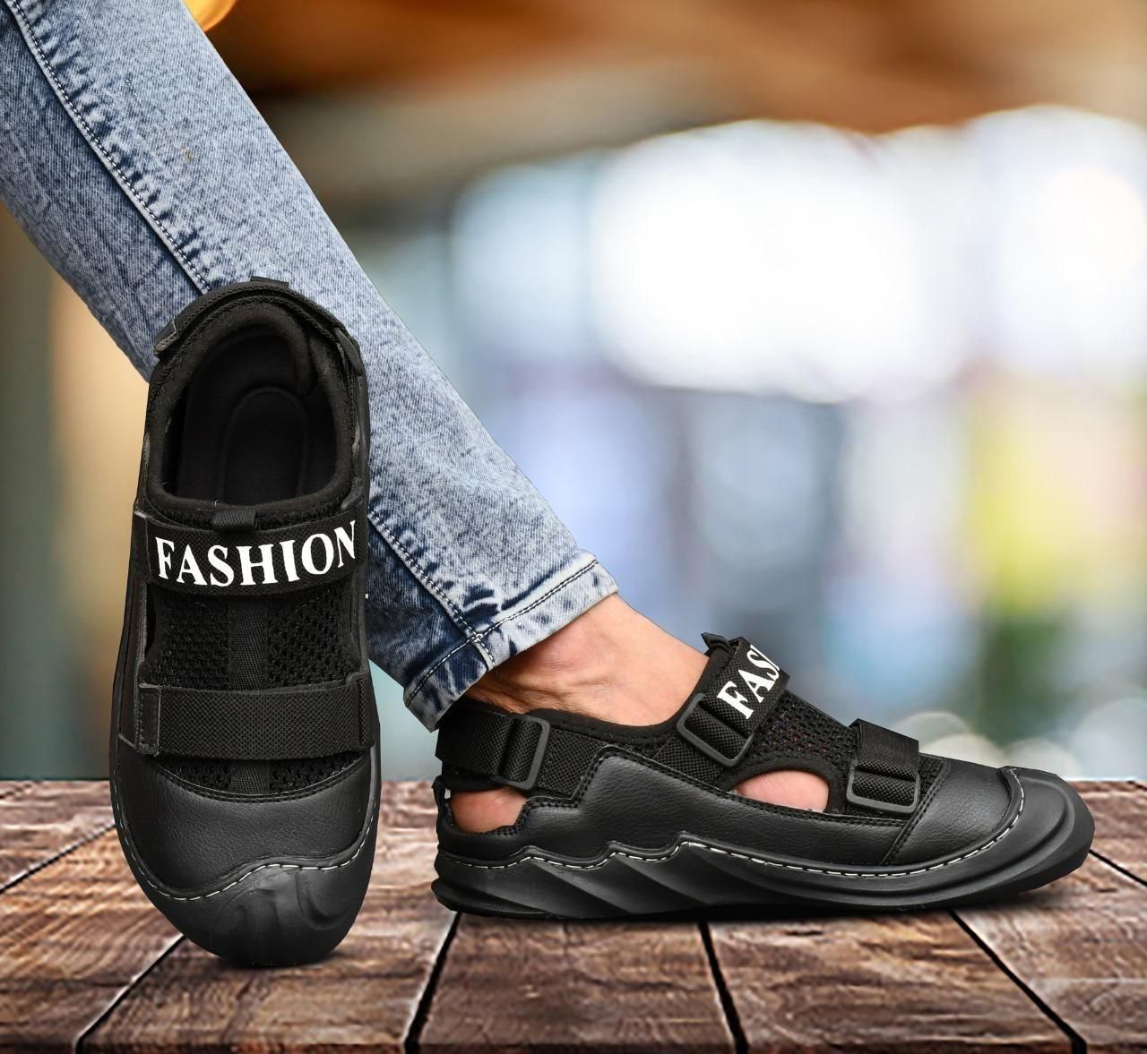 Men’s Casual Dailywear Sandals – Black