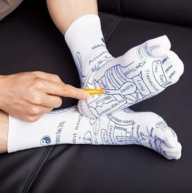 Acupressure Reflexology Socks – Foot Massage Therapy for Wellness