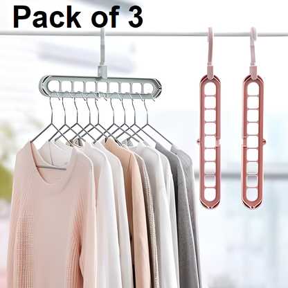 Space Saver Folding Hangers (Pack of 3)