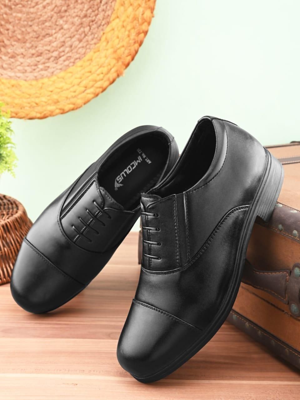 Men’s Smart Lace-Up Formal Shoes – Black