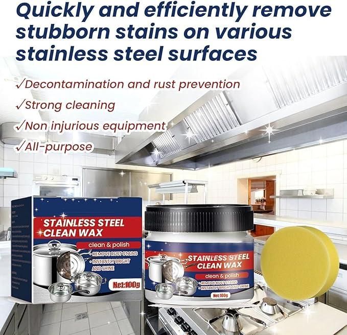 Stainless Steel Cleaning Wax – 100g