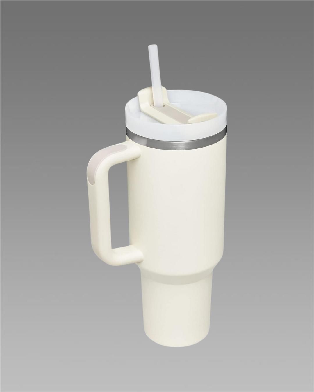 Stainless Steel Vacuum Insulated Tumbler with Lid and Straw (1.2L)