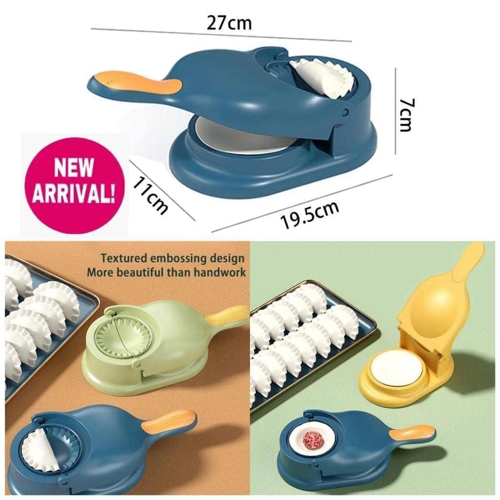 2-in-1 Dumpling Maker Mould – Perfect for Momos, Gujiya, and Ghughra