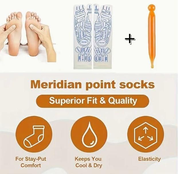 Acupressure Reflexology Socks – Foot Massage Therapy for Wellness