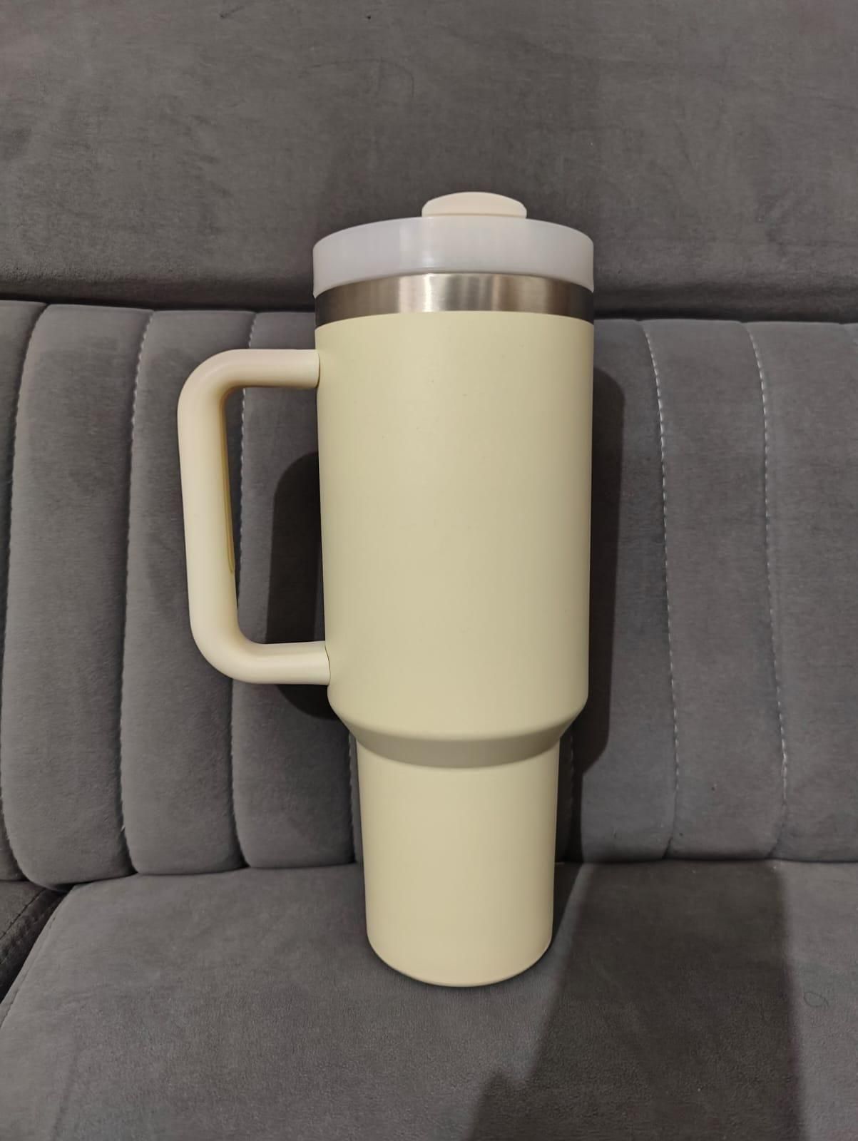 Stainless Steel Vacuum Insulated Tumbler with Lid and Straw (1.2L)