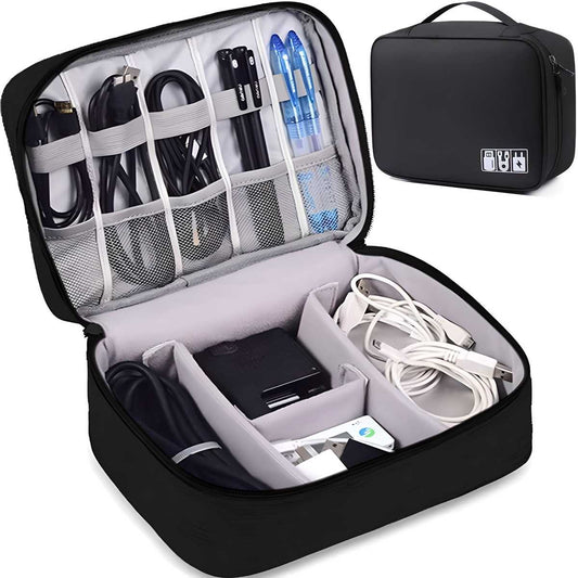 Universal Carry Travel Gadget Bag for Cables, Plugs, and Accessories