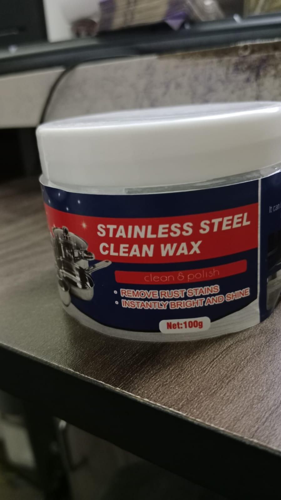 Stainless Steel Cleaning Wax – 100g