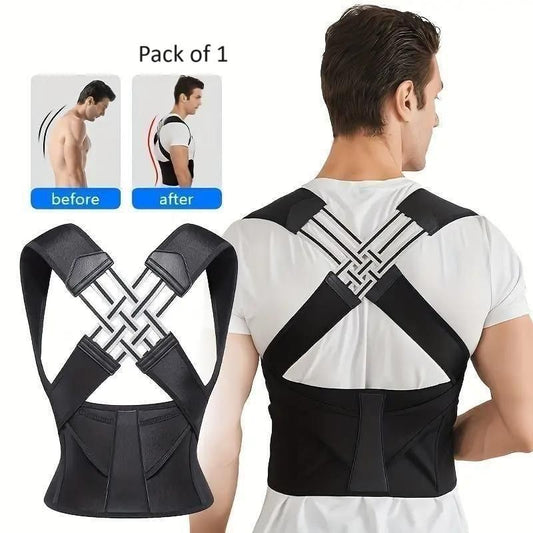 Adjustable Back Posture Corrector Belt – Relieve Pain & Improve Posture