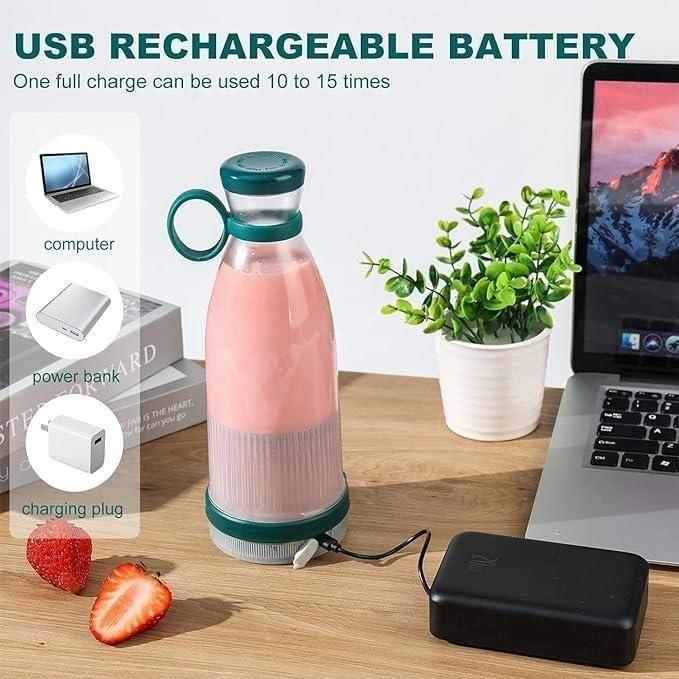 Travel Portable Mini Juice Blender – USB Rechargeable